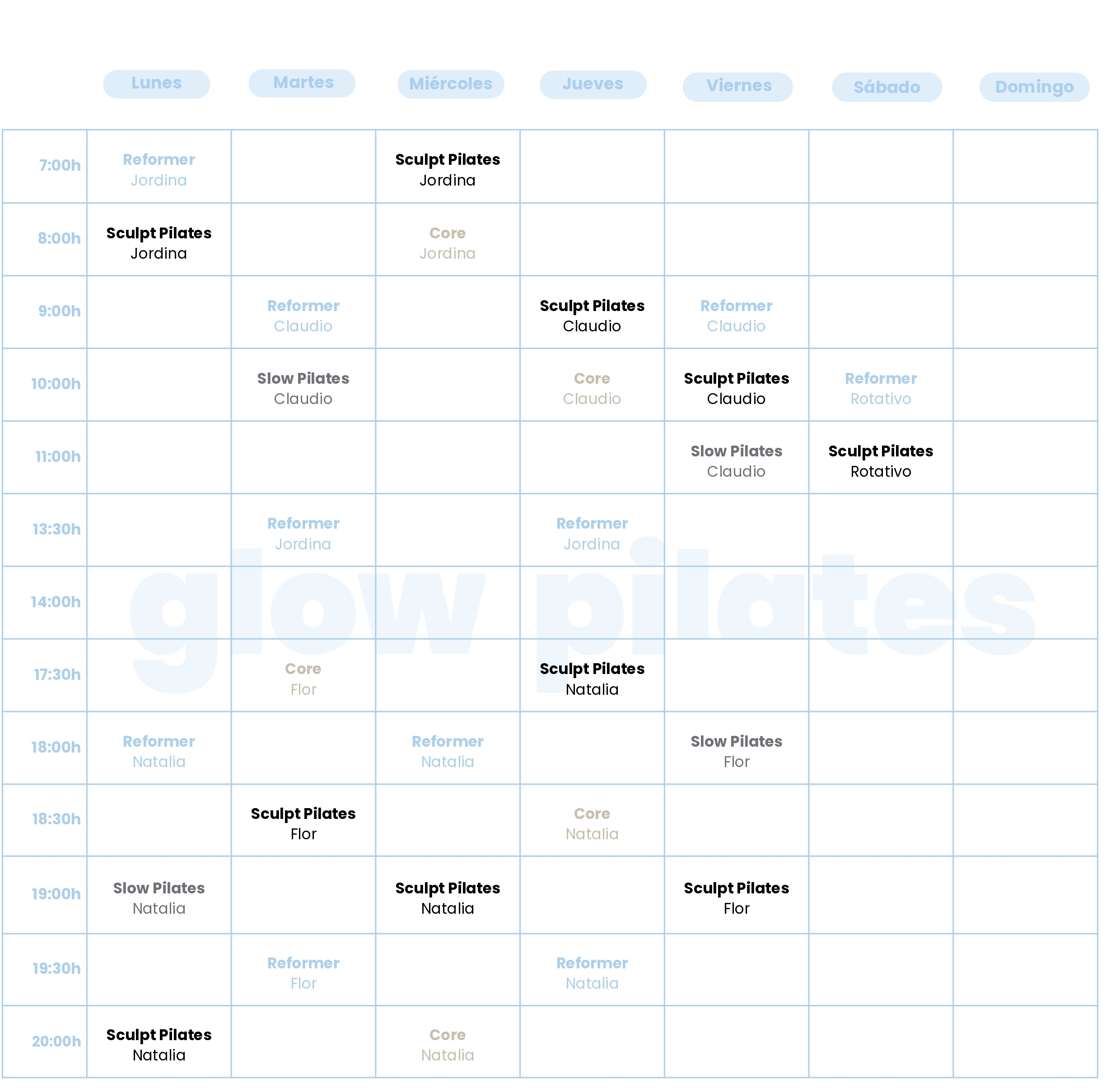 Horarios